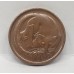 AUSTRALIA 1984 . ONE 1  CENT COIN . FEATHER-TAILED GLIDER
